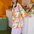 women top long kurung zipped eid raya event wear
