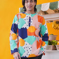 At The Market Collection Men Kurta Fruit Punch Print - Umbi