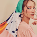 At The Market Collection Square Scarf Fruit Punch - Umbi