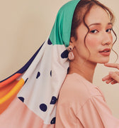 At The Market Collection Square Scarf Fruit Punch - Umbi