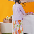 At The Market Collection Women Boxy Blouse Lilac - Umbi