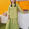 At The Market Collection Women Boxy Blouse Lime Green - Umbi