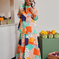 At The Market Collection Women Flare Skirt Fruit Punch Print - Umbi