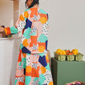 At The Market Collection Women Flare Skirt Fruit Punch Print - Umbi