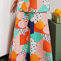 At The Market Collection Women Flare Skirt Fruit Punch Print - Umbi