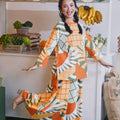 At The Market Collection Women Flare Skirt Sunflower Print - Umbi