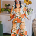 At The Market Collection Women Flare Skirt Sunflower Print - Umbi
