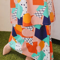 At The Market Collection Women Folded Skirt Fruit Punch Print - Umbi