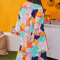 At The Market Collection Women Folded Skirt Fruit Punch Print - Umbi