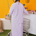At The Market Collection Women Folded Skirt Lilac - Umbi