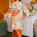 At The Market Collection Women Folded Skirt Orange - Umbi