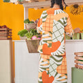 At The Market Collection Women Folded Skirt Sunflower Print - Umbi