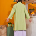 At The Market Collection Women Long Kebaya Blouse Lime Green - Umbi