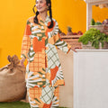 At The Market Collection Women Long Kebaya Blouse Sunflower Print - Umbi