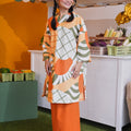 At The Market Collection Women Long Kurung Blouse Sunflower Print - Umbi