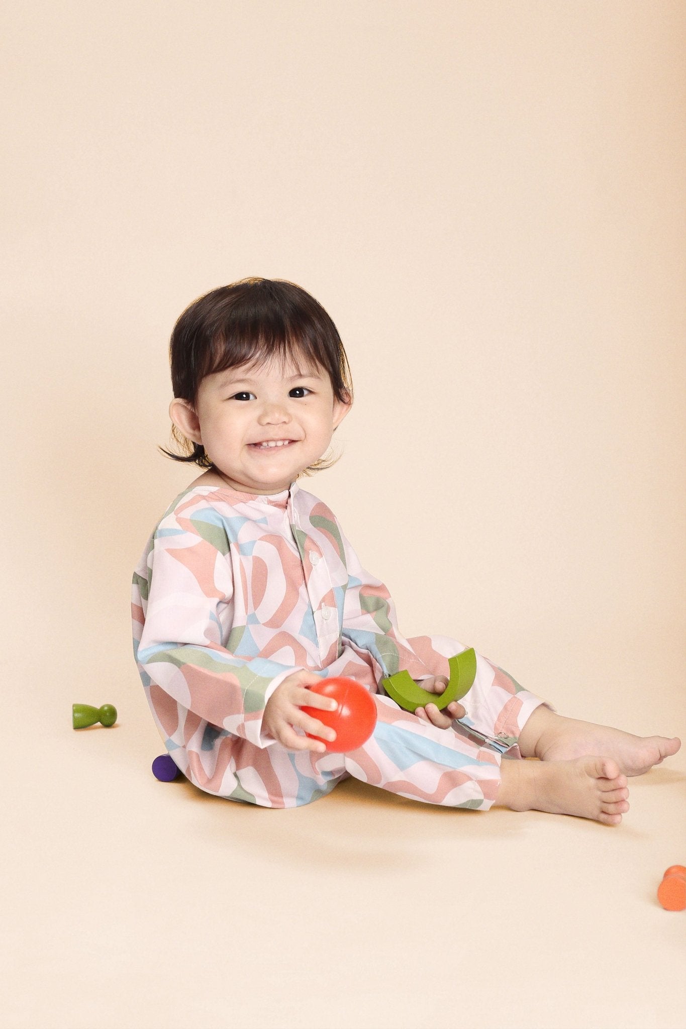 The Baby Jumpsuit Series Aurora Print - Umbi