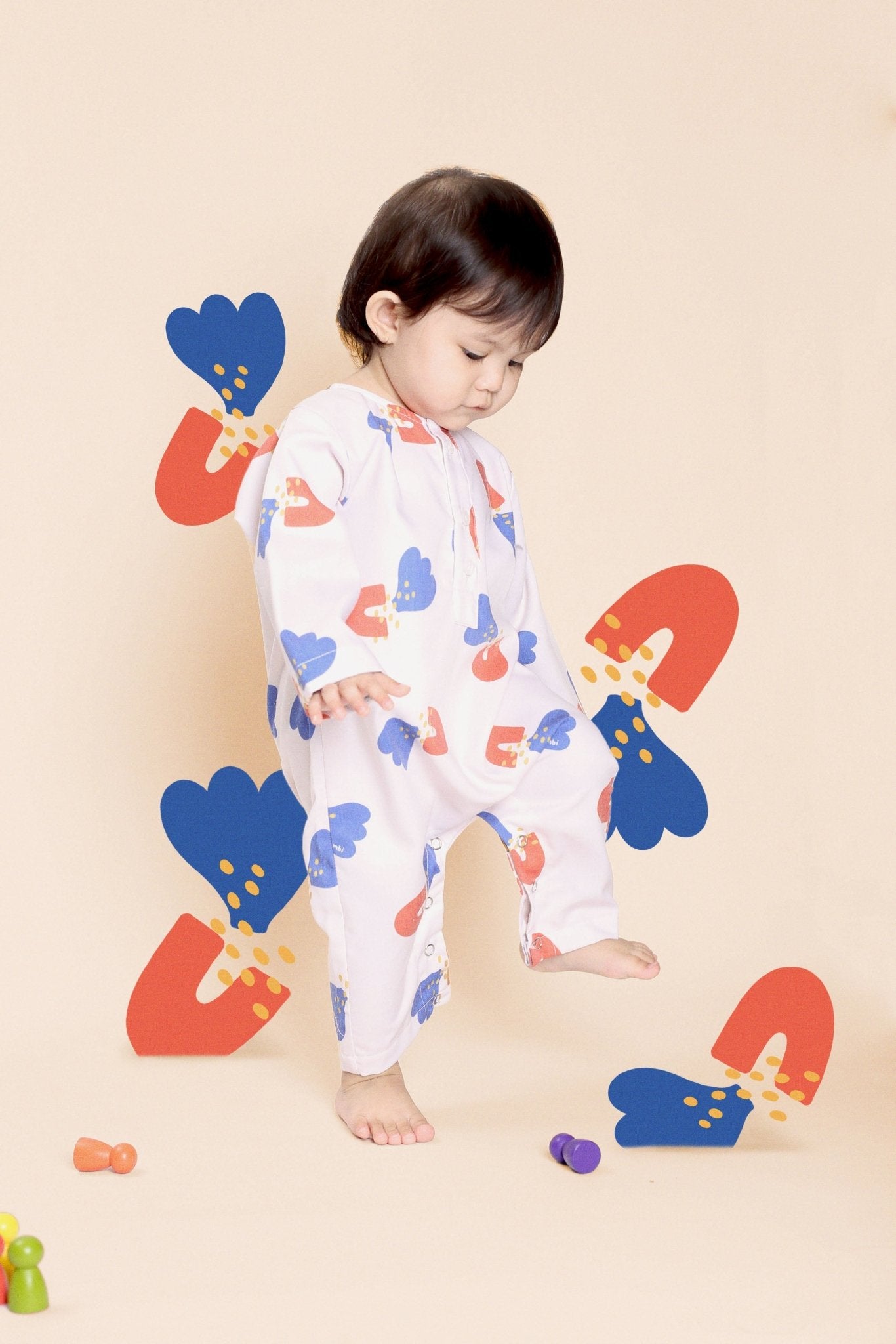 The Baby Jumpsuit Series Jolly Print - Umbi