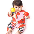 The Bumi Baby Jumpsuit Tomato Cherry Print - Umbi