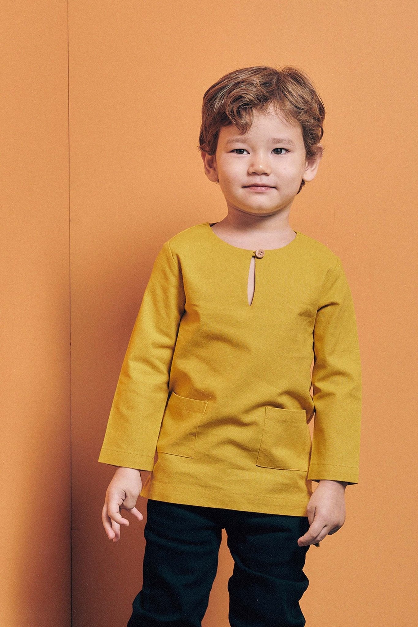 The Cahya Slim Fit Teluk Belanga Mustard - Umbi