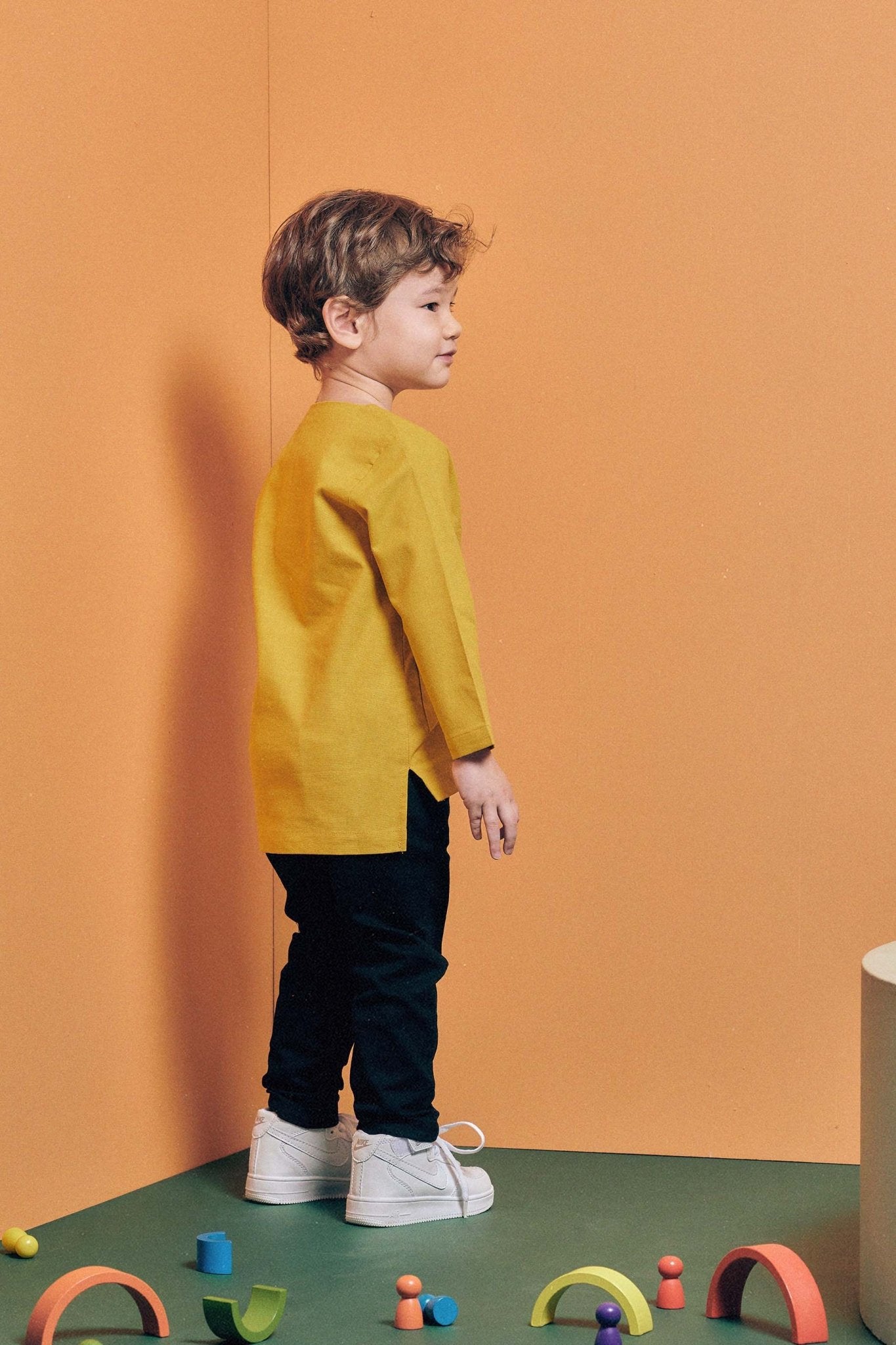 The Cahya Slim Fit Teluk Belanga Mustard - Umbi
