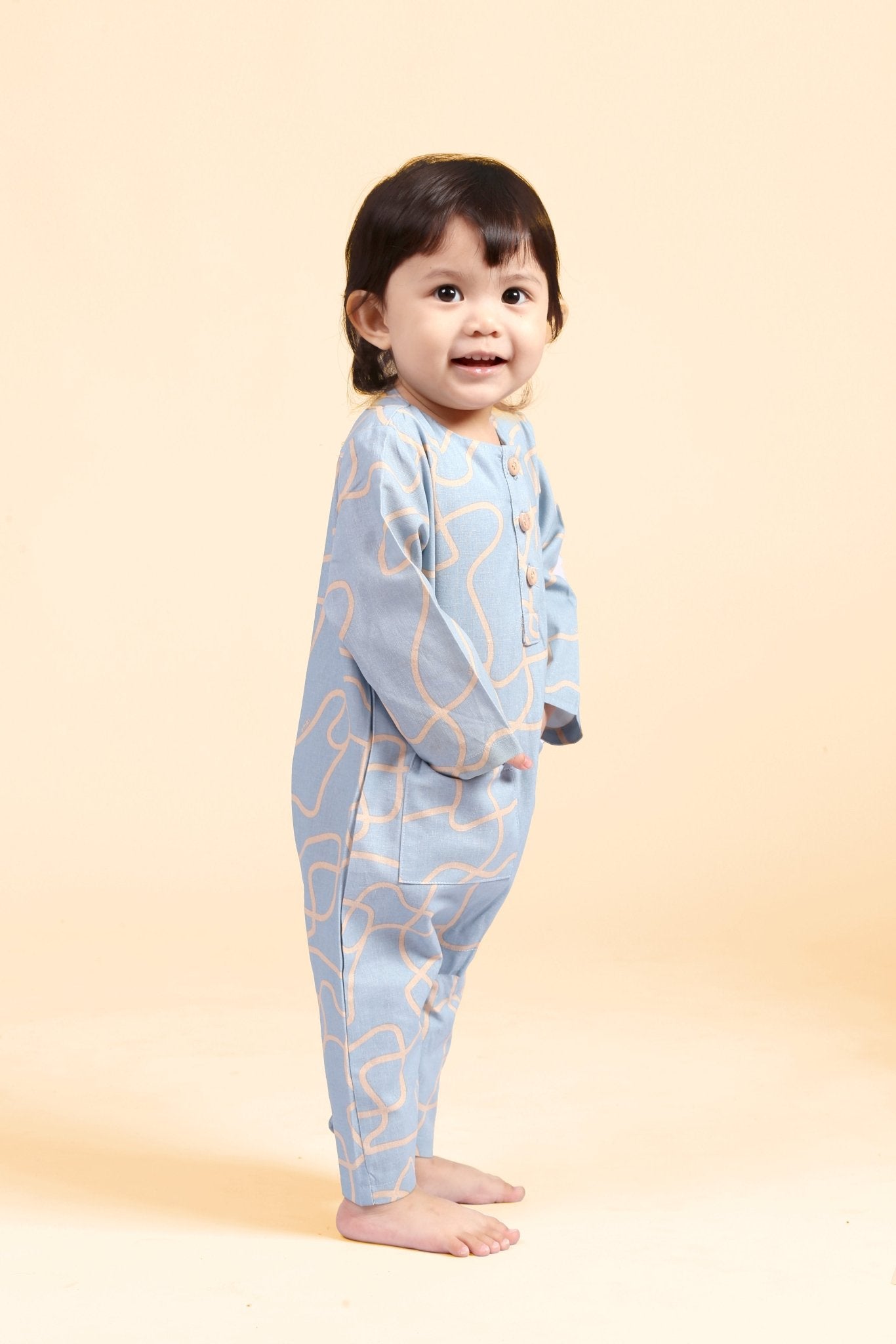 The Coral Baby Jumpsuit Flow - Umbi