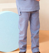 The Coral Fitted Pants Pigeon Blue - Umbi