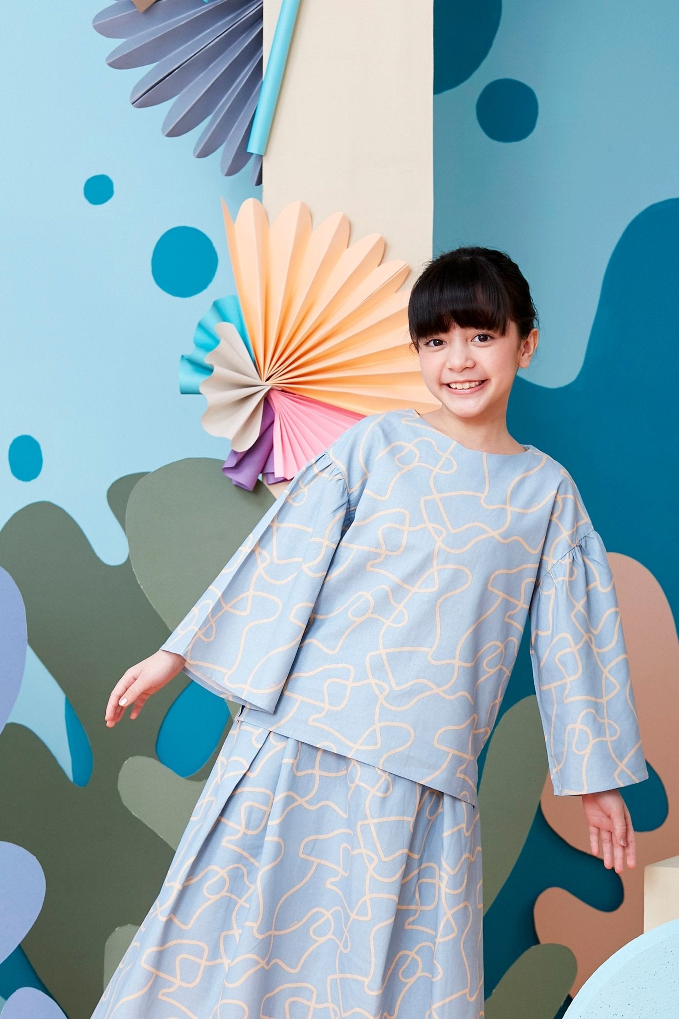 The Coral Flare Blouse Flow - Umbi