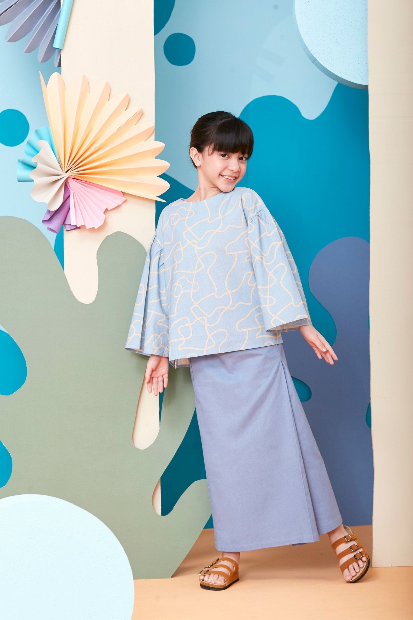 The Coral Flare Blouse Flow - Umbi