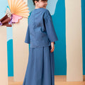 The Coral Teacup Skirt Steel Blue - Umbi