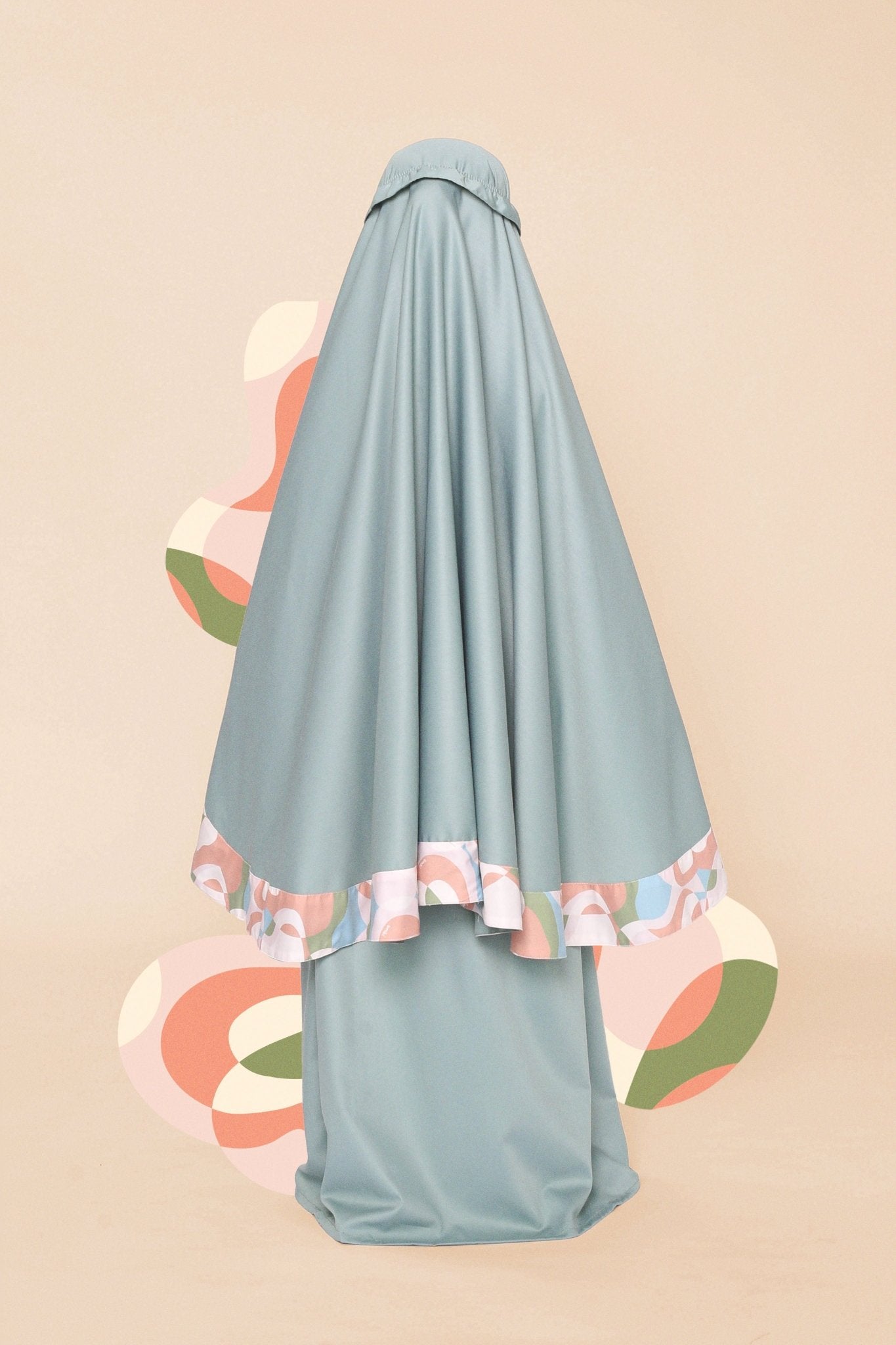 The Soleha Telekung Aurora Print - Umbi